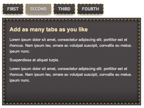 How to Create a CSS3 Tabbed Navigation
