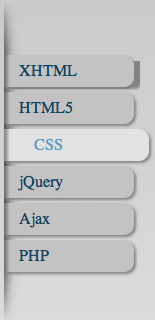 jQuery style menu with CSS3